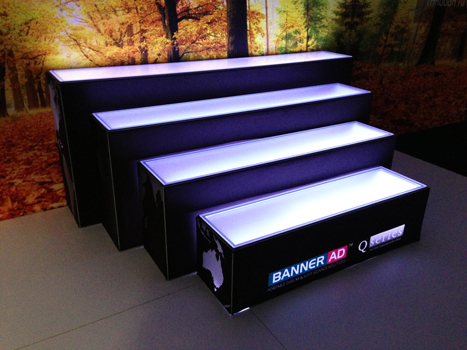 3D Cube system utilising Backlit Technology 3D Cube system utilising Backlit Technology