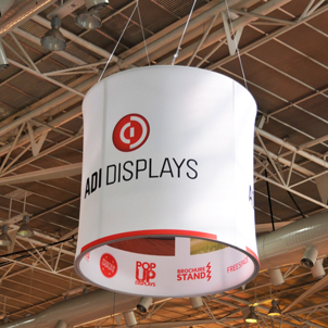 Double Sided Curved Frame Used for Exhibition Rigging